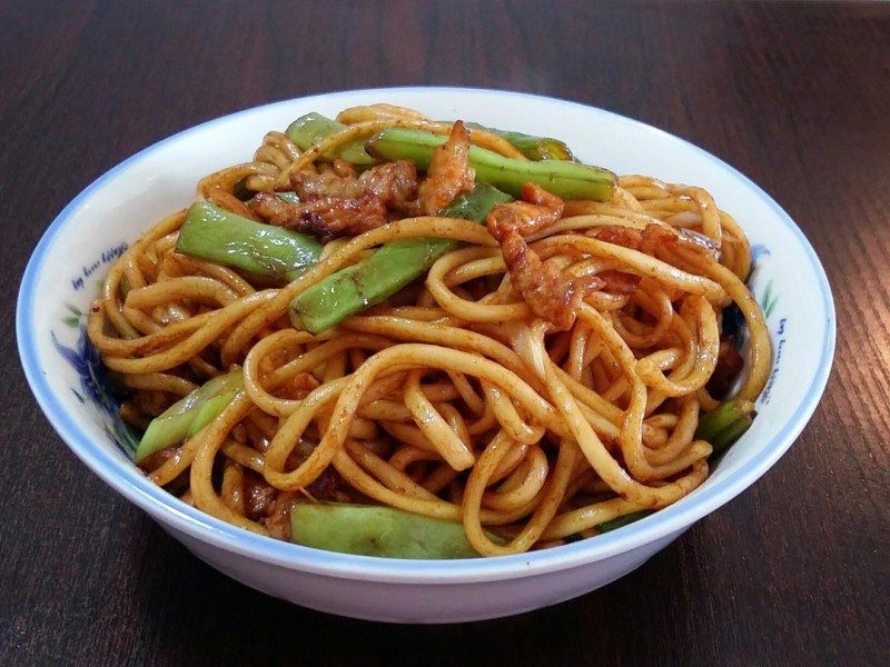 豆角炒面的做法