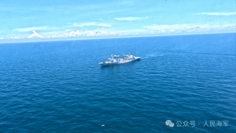 看！补给舰硬核训练现场