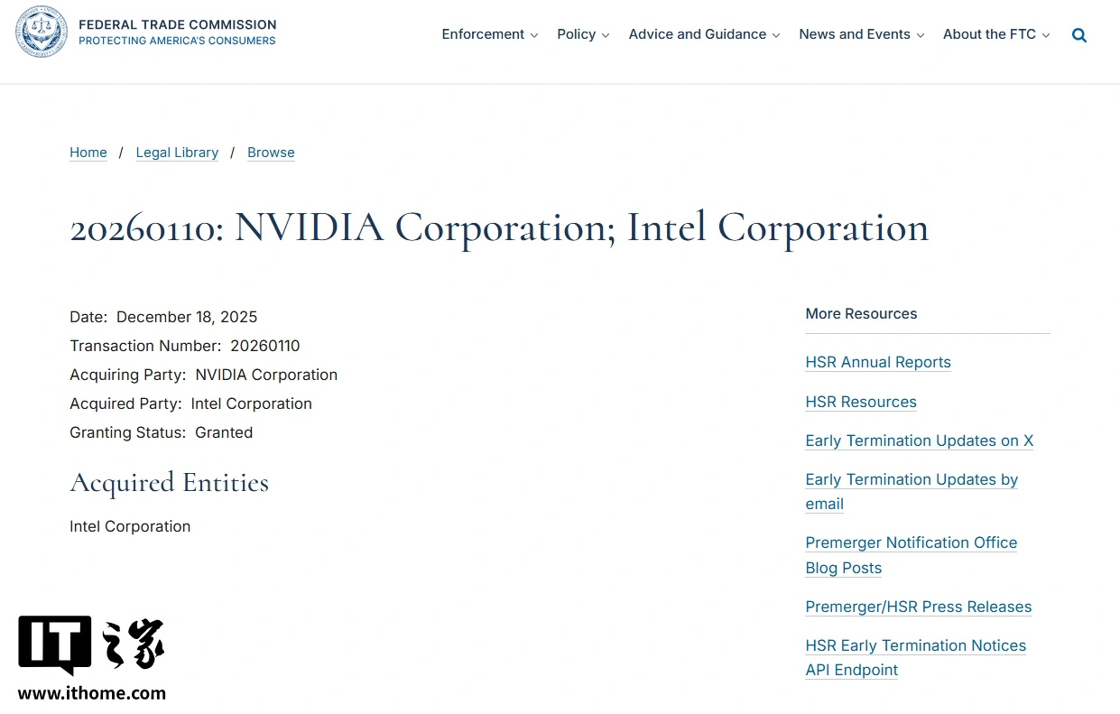 英伟达 50 亿美元投资英特尔获批,将共同开发“革命性”芯片 英伟达 50 亿美元投资英特尔获批,将共同开发“革命性”芯片