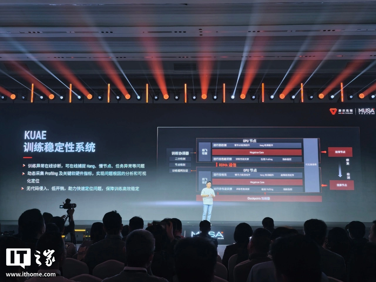 摩尔线程发布夸娥万卡集群：多项关键精度指标达国际主流水平，MTT C256 超节点架构前瞻亮相