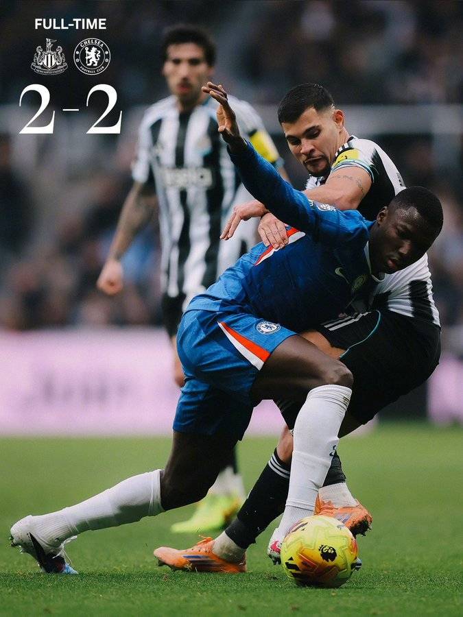 原创             切尔西2-2逼平纽卡，下半场发力难掩问题，对阵詹姆斯仍最关键