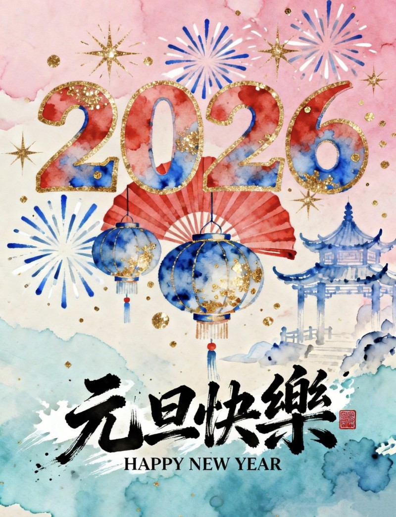 祝大家元旦快乐！