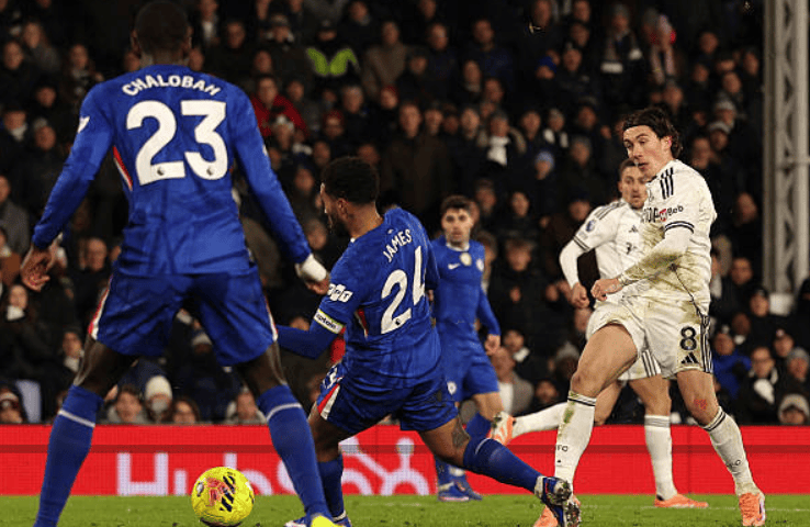 原创             切尔西1比2富勒姆，防线大将吃红牌特拉普处子球，新帅压力增加