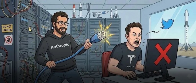 倒逼自研:xAI 员工用 Claude 写代码,Anthropic 反手拔了马斯克的网线 倒逼自研:xAI 员工用 Claude 写代码,Anthropic 反手拔了马斯克的网线