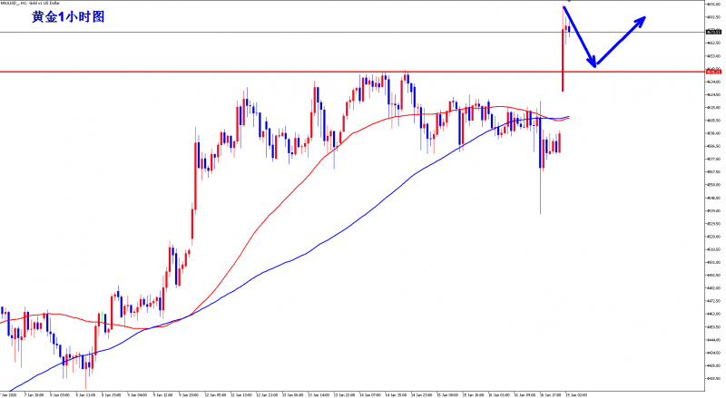 王杨：黄金再创历史新高，早盘回落继续多！